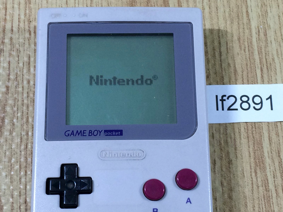lf2891 Plz Read Item Condi GameBoy Pocket Gray Grey Game Boy Console Japan