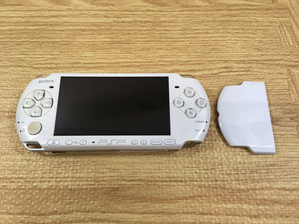 gd1830 Plz Read Item Condi PSP-3000 PEARL WHITE SONY PSP Console Japan
