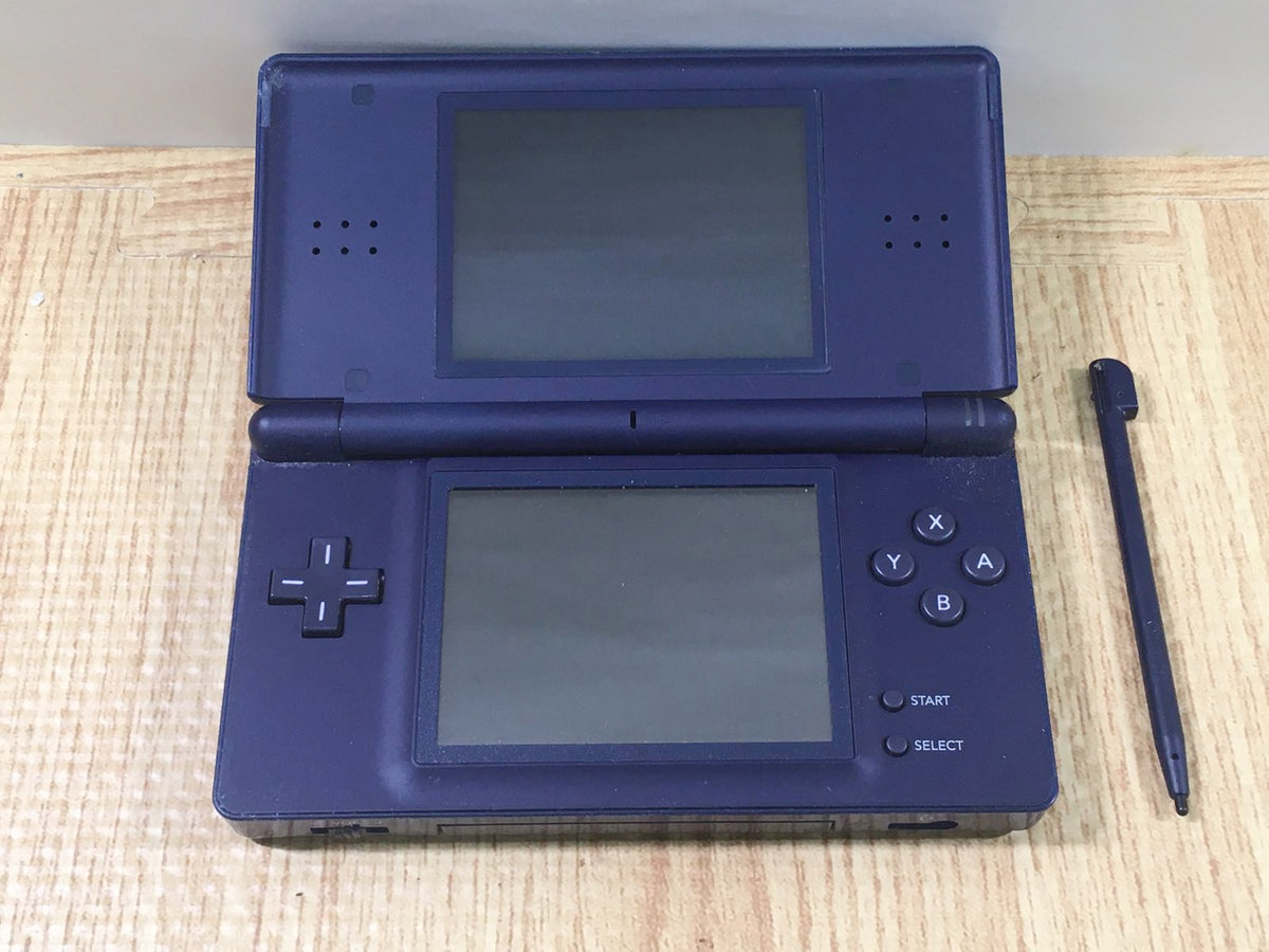 lf3746 Plz Read Item Condi Nintendo DS Lite Enamel Navy Console Japan