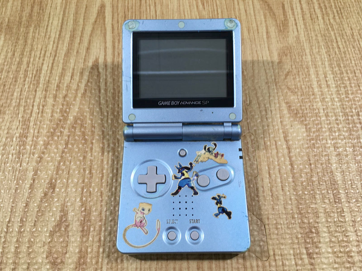 kh4078 Plz Read Item Condi GameBoy Advance SP Pearl Blue Console Japan –  J4U.co.jp