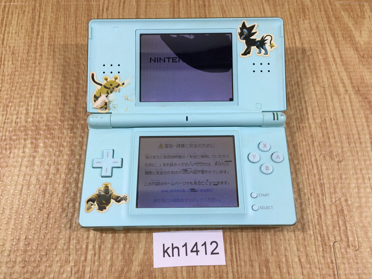 kh1412 Plz Read Item Condi Nintendo DS Lite Ice Blue Console Japan