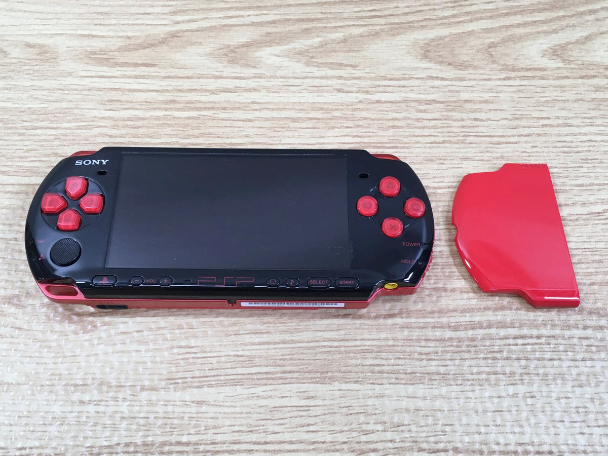 gd1978 Plz Read Item Condi PSP-3000 BLACK & RED SONY PSP Console Japan