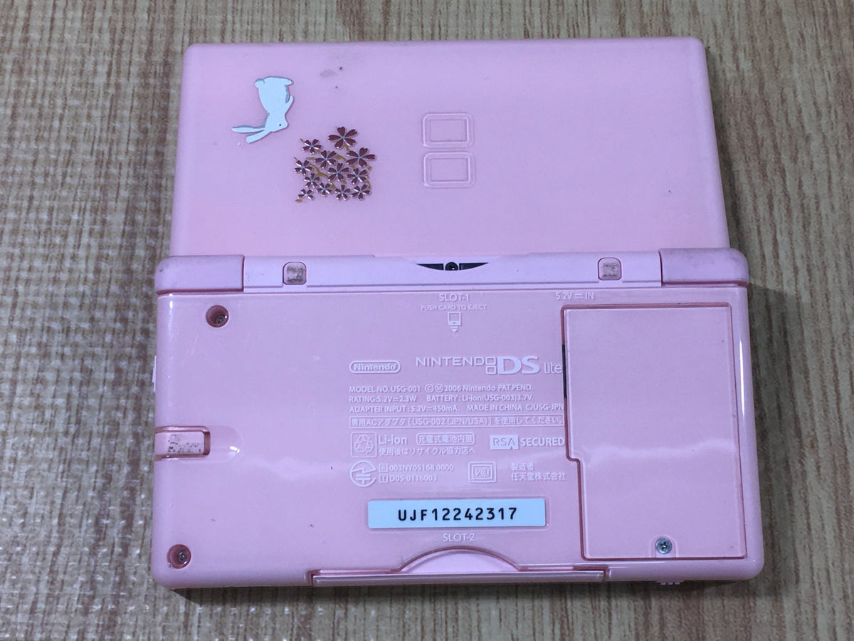lf3750 Plz Read Item Condi Nintendo DS Lite Noble Pink Console 