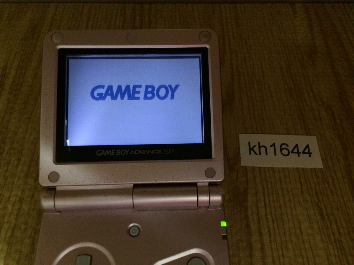 kh1644 No Battery GameBoy Advance SP Pearl Pink Game Boy Console Japan