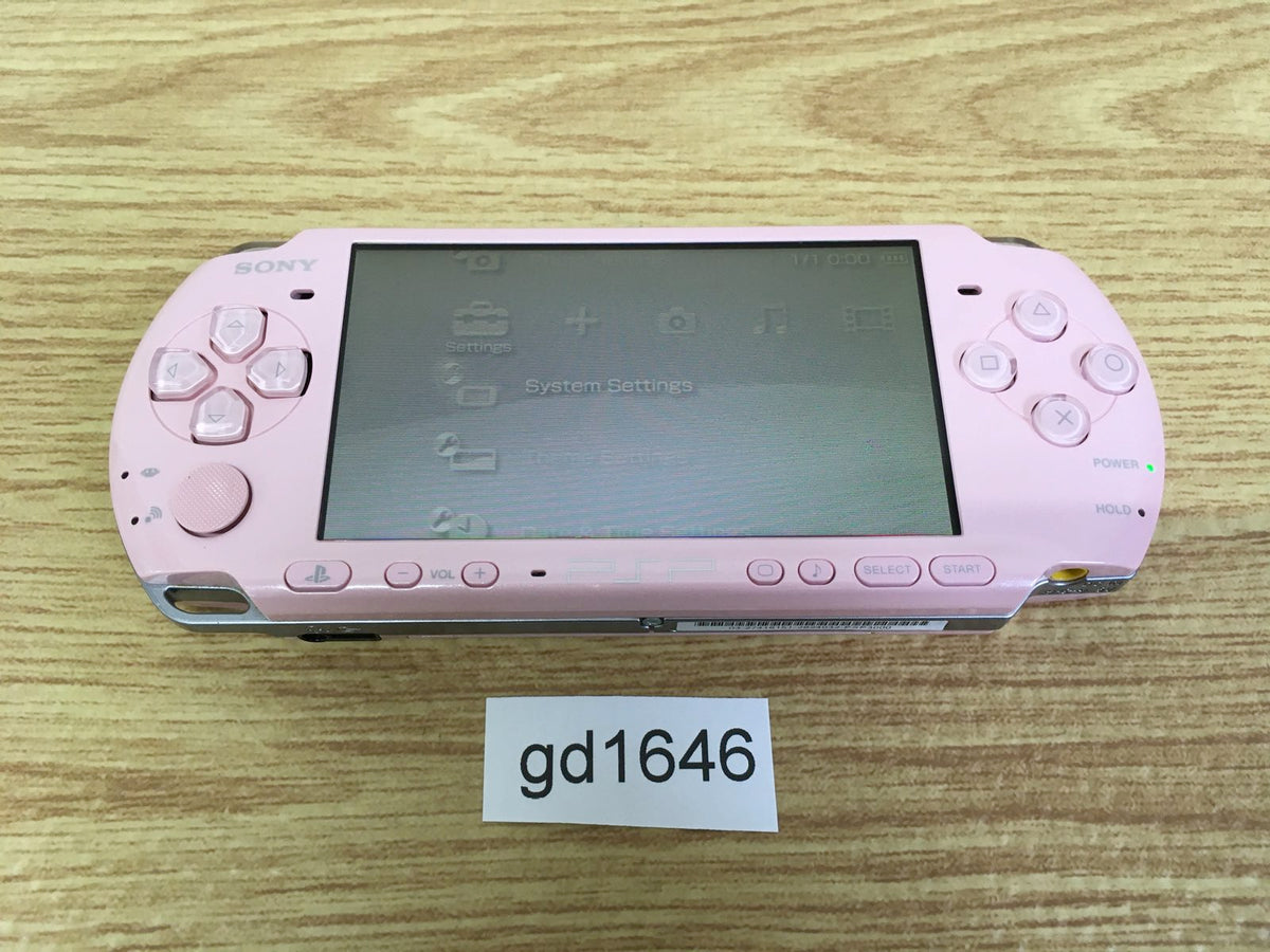 gd1646 Plz Read Item Condi PSP-3000 BLOSSOM PINK SONY PSP Console 