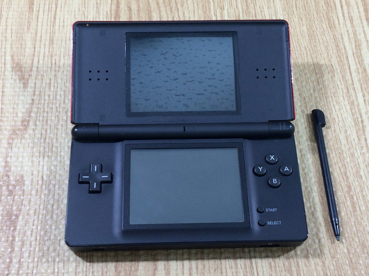 lf2294 Plz Read Item Condi Nintendo DS Lite Crimson Black Console 