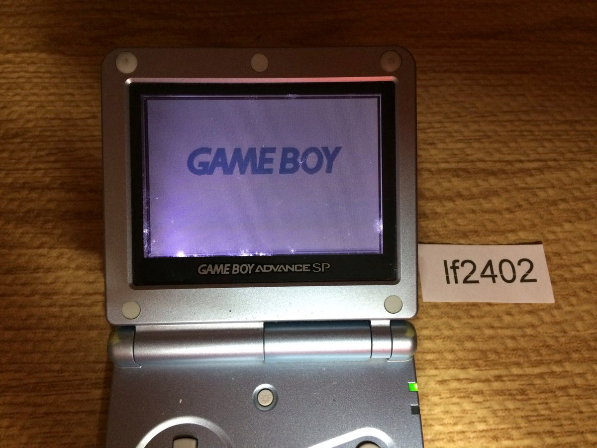 lf2402 No Battery GameBoy Advance SP Pearl Blue Game Boy Console Japan