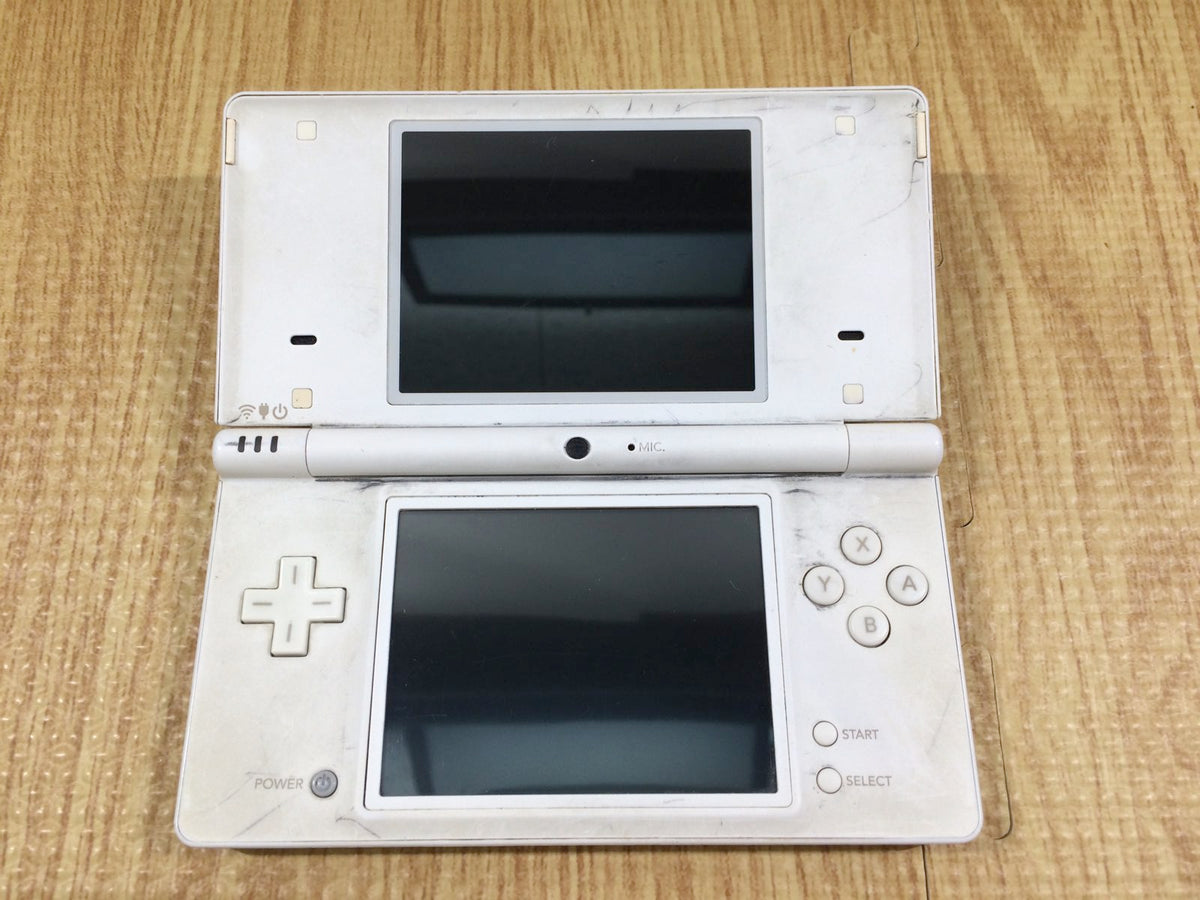 kh1757 Plz Read Item Condi Nintendo DSi DS White Console Japan 