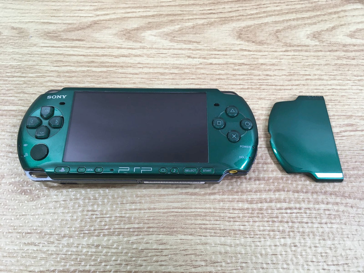 gd1652 Plz Read Item Condi PSP-3000 SPIRITED GREEN SONY PSP Console Japan