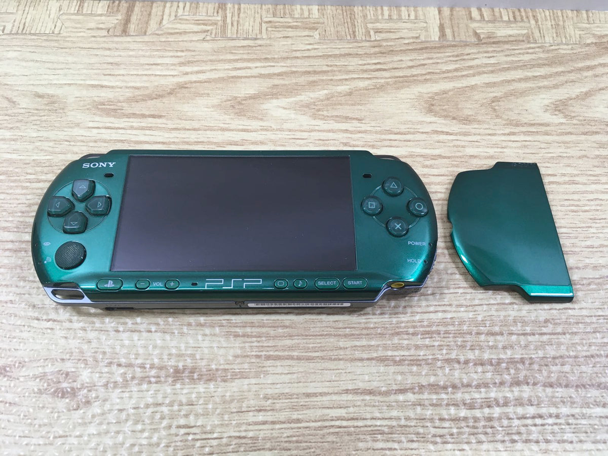 gd1536 Plz Read Item Condi PSP-3000 SPIRITED GREEN SONY PSP Console Japan