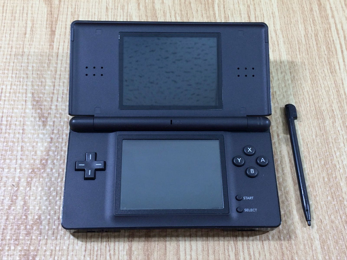 lf2409 Plz Read Item Condi Nintendo DS Lite Jet Black Console 