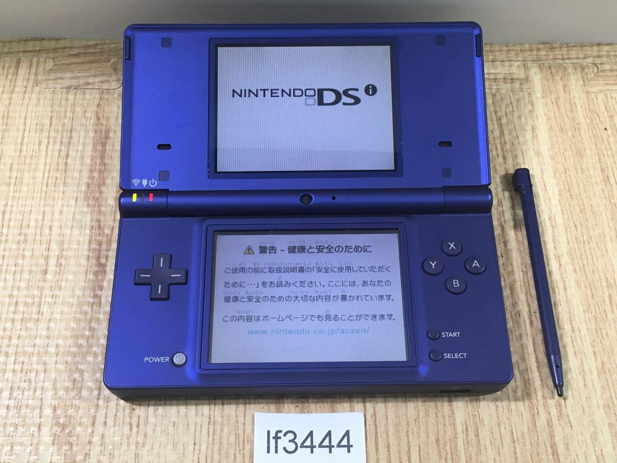 lf3444 No Battery Nintendo DSi DS Metallic Blue Console Japan