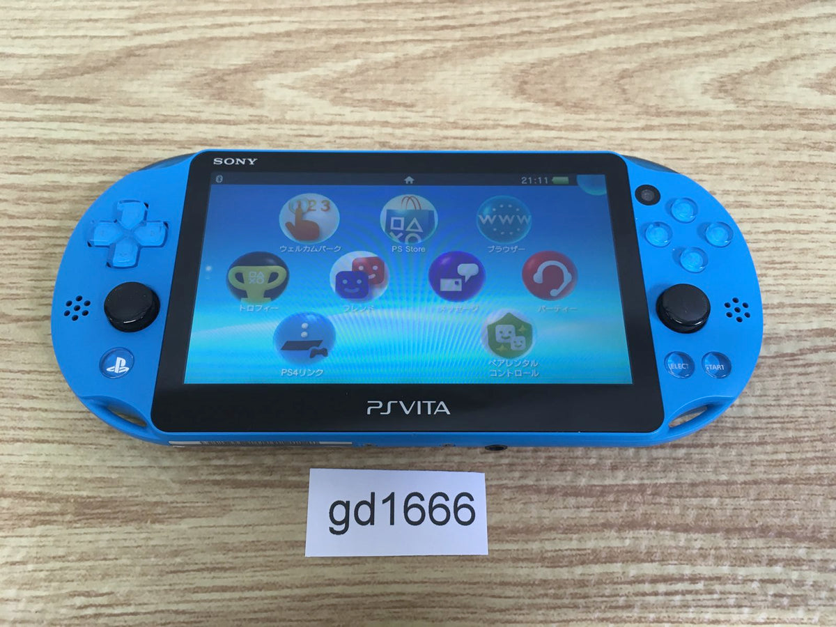 gd1666 PS Vita PCH-2000 AQUA BLUE SONY PSP Console Japan – J4U.co.jp