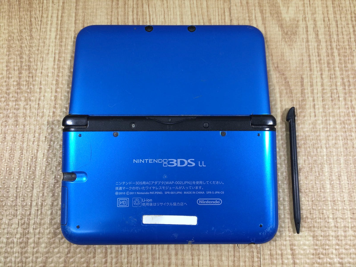 kh1881 Plz Read Item Condi Nintendo 3DS LL XL 3DS Blue Black Console Japan
