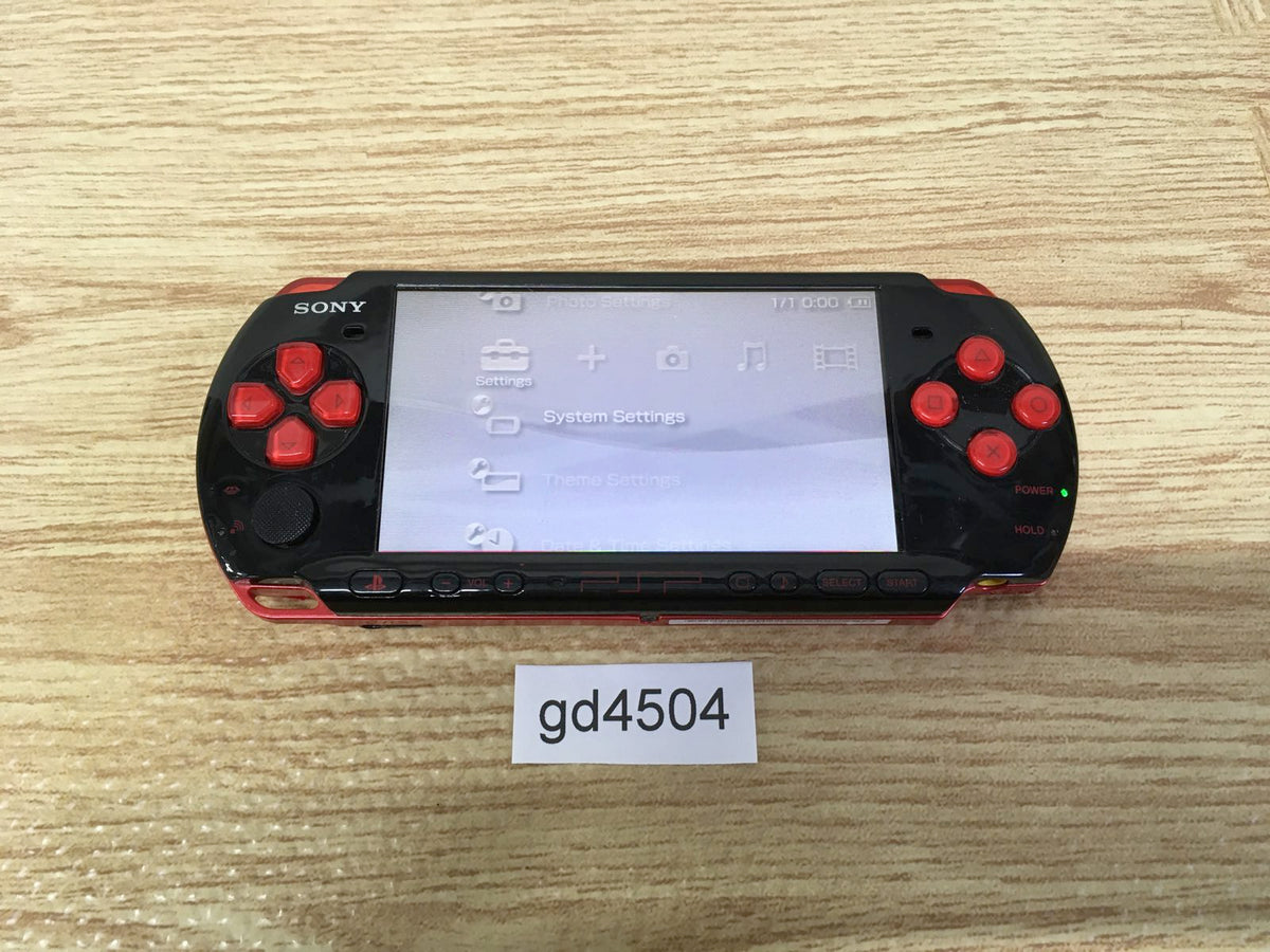 gd4504 Plz Read Item Condi PSP-3000 BLACK & RED SONY PSP Console Japan –  J4U.co.jp