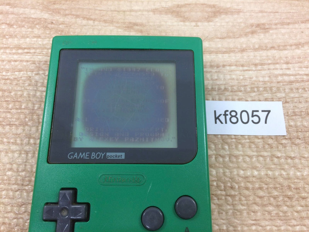 kf8057 Plz Read Item Condi GameBoy Pocket Green Game Boy Console Japan