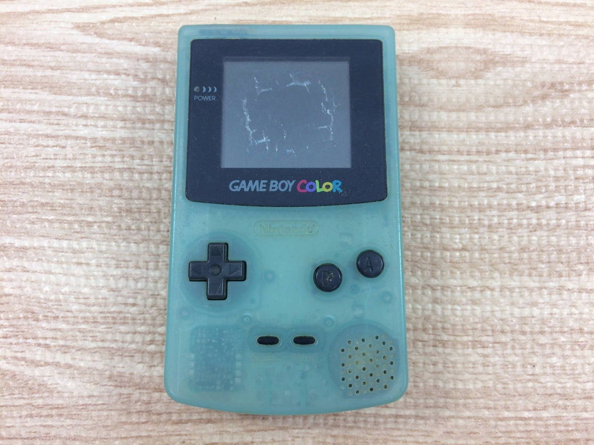 kf6792 Plz Read Item Condi GameBoy Color Ice Blue Game Boy Console 