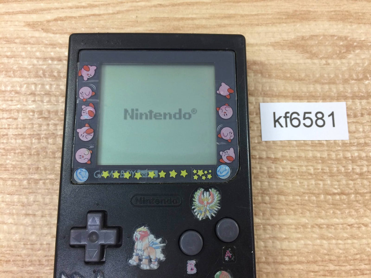 kf6581 GameBoy Pocket Black Game Boy Console Japan – J4U.co.jp