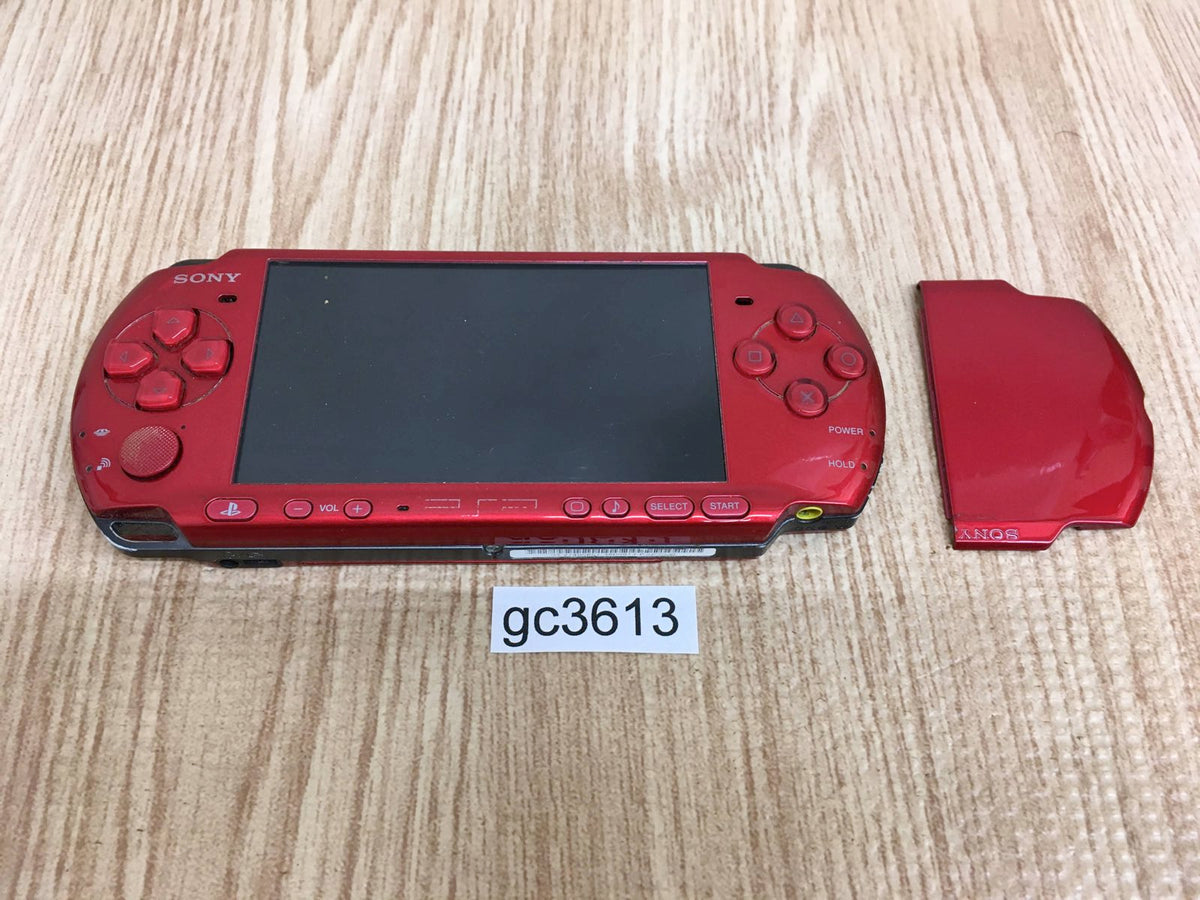 gc3613 Not Working PSP-3000 RADIANT RED SONY PSP Console Japan