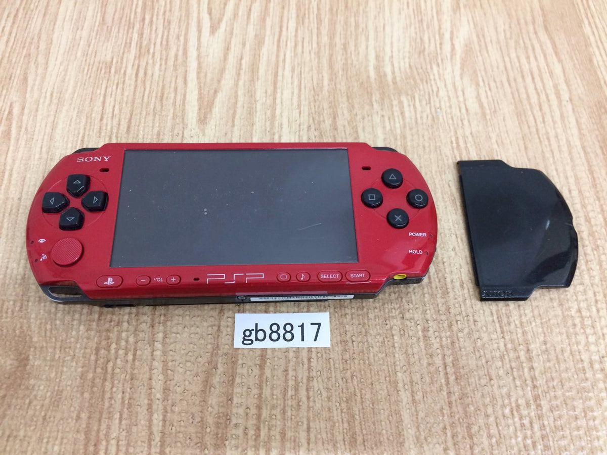 gb8817 Not Working PSP-3000 RED & BLACK SONY PSP Console Japan