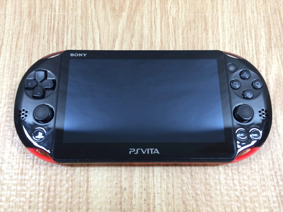 ga9338 PS Vita PCH-2000 RED AND BLACK SONY PSP Console