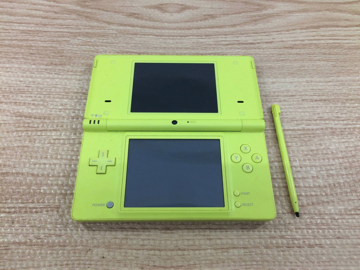 Japanese Nintendo DSi in Lime Green with fashion 4 Games (CIB)