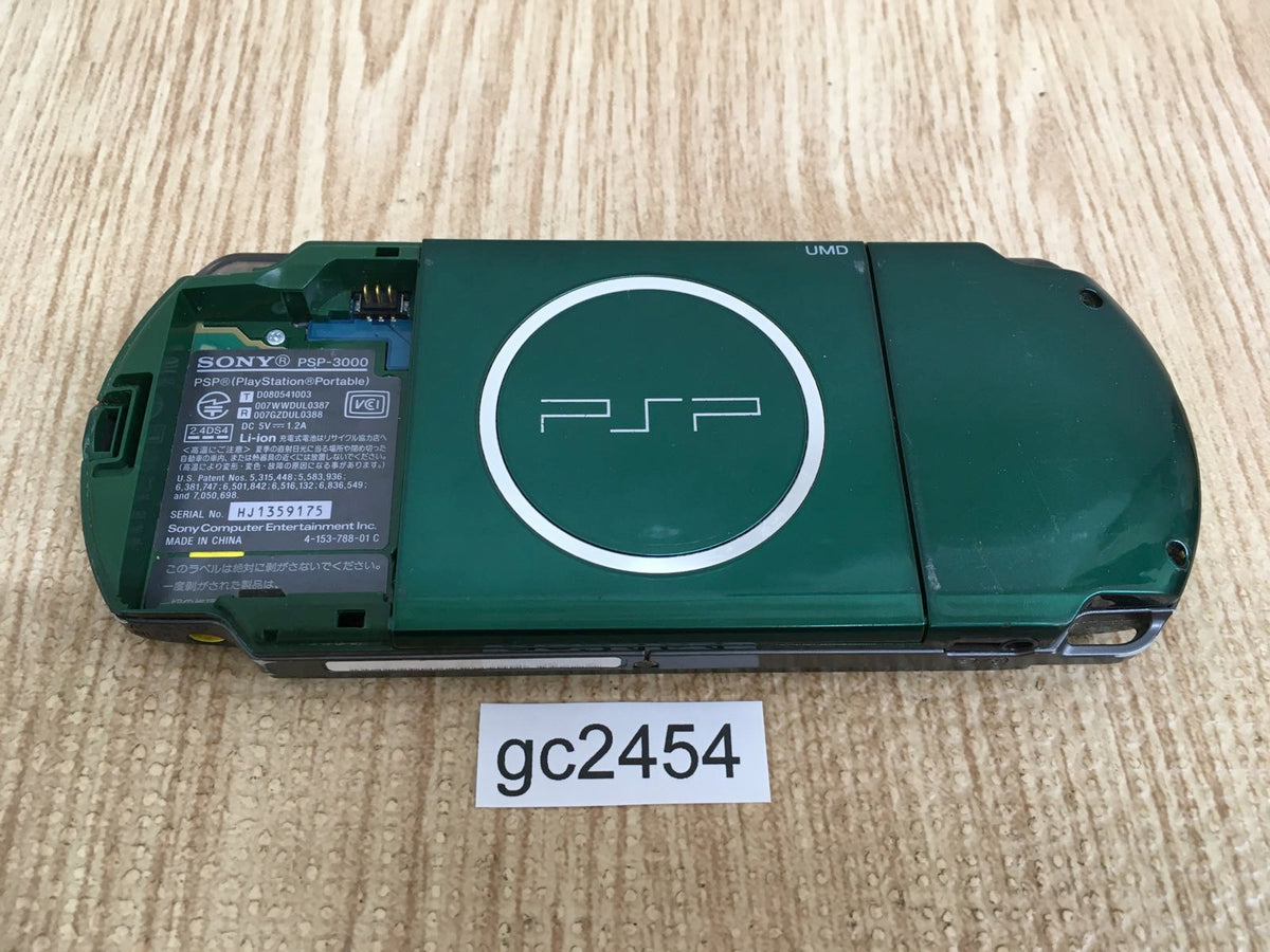 gc2454 Not Working PSP-3000 SPIRITED GREEN SONY PSP Console Japan