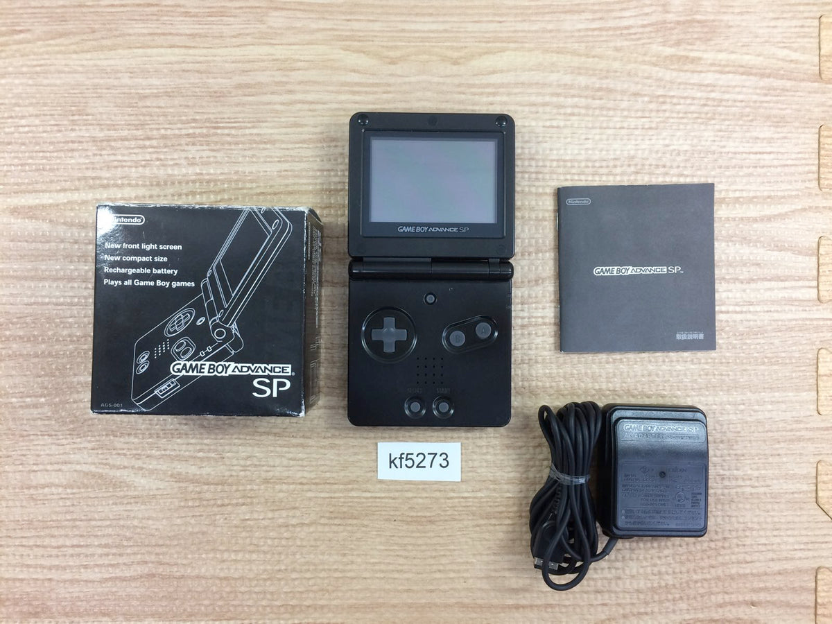 kf3431 GameBoy Advance SP Onyx Black BOXED Game Boy Console Japan