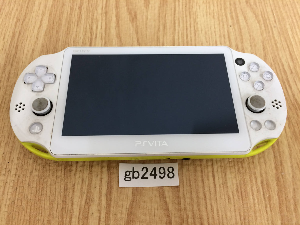 gb2498 Not Working PS Vita PCH-2000 LIME GREEN & WHITE SONY PSP Consol –  J4U.co.jp