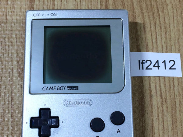 lf2412 Plz Read Item Condi GameBoy Pocket Silver Game Boy Console Japan