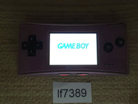 lf7389 Plz Read Item Condi GameBoy Micro Purple Game Boy Console Japan