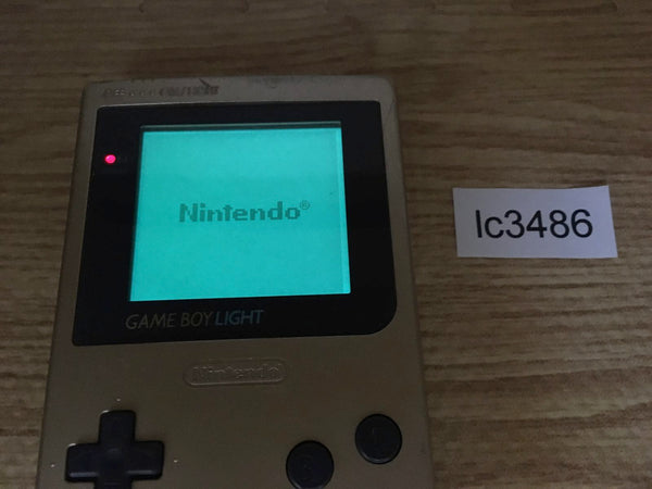 lc3486 Plz Read Item Condi GameBoy Light Gold Game Boy Console Japan