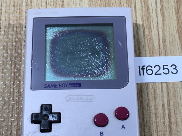 lf6253 Plz Read Item Condi GameBoy Pocket Gray Grey Game Boy Console Japan