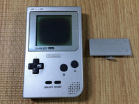 lf2412 Plz Read Item Condi GameBoy Pocket Silver Game Boy Console Japan