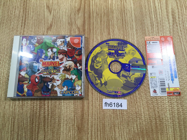 fh6184 MARVEL VS. CAPCOM CRASH OF SUPER HEROES Dreamcast Japan