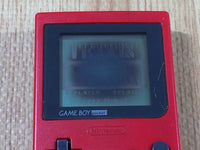 lf2196 Plz Read Item Condi GameBoy Pocket Red Game Boy Console Japan