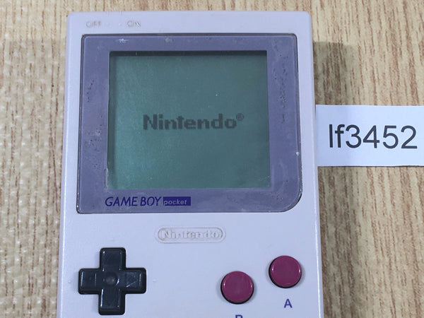lf3452 Plz Read Item Condi GameBoy Pocket Gray Grey Game Boy Console Japan