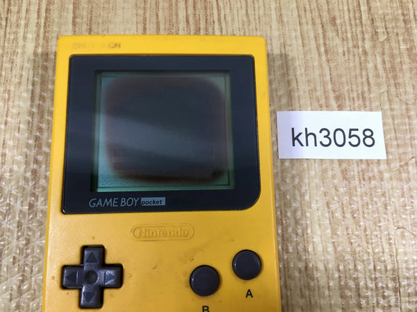 kh3058 Plz Read Item Condi GameBoy Pocket Yellow Game Boy Console Japan