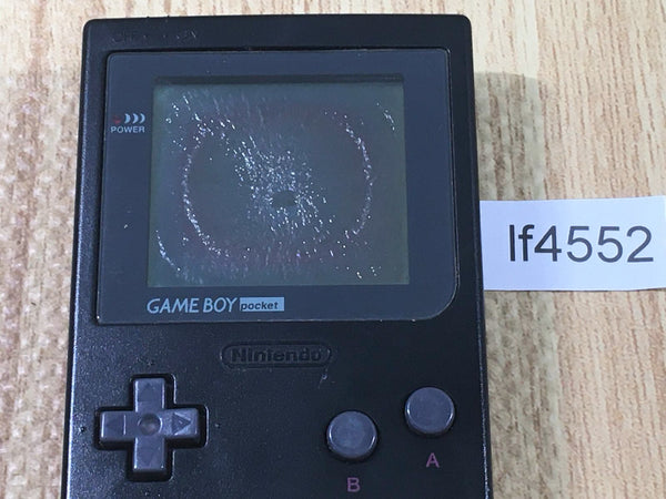 lf4552 Plz Read Item Condi GameBoy Pocket Black Game Boy Console Japan