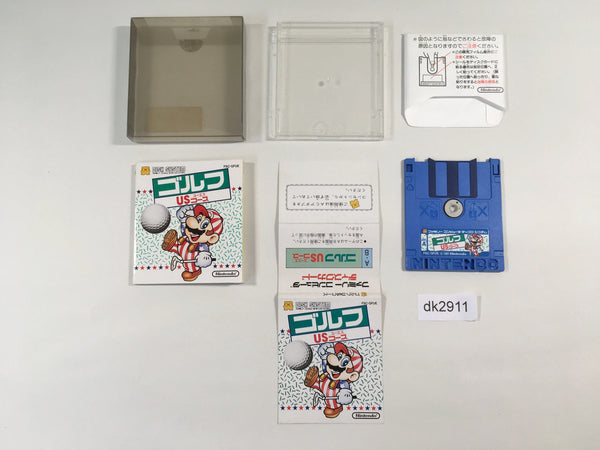 dk2911 Golf U.S. Course BOXED Famicom Disk Japan