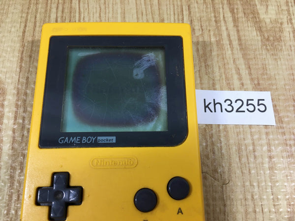 kh3255 Plz Read Item Condi GameBoy Pocket Yellow Game Boy Console Japan