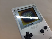 lf1759 Plz Read Item Condi GameBoy Pocket Silver Game Boy Console Japan