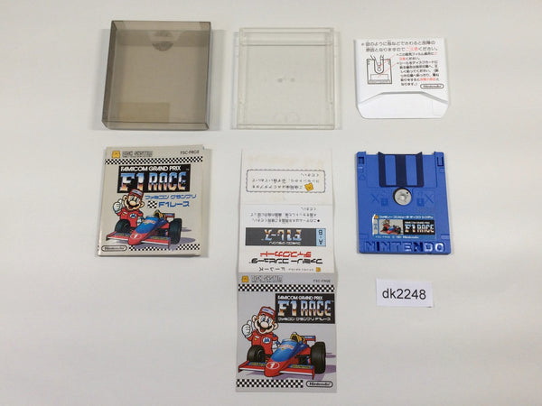 dk2248 Famicom Grand Prix F-1 Race BOXED Famicom Disk Japan