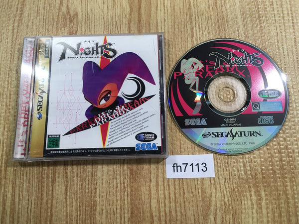 fh7113 Nights Into Dreams... Sega Saturn Japan