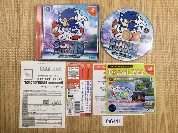 fh6411 SONIC ADVENTURE International Dreamcast Japan