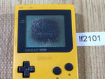 lf2101 Plz Read Item Condi GameBoy Pocket Yellow Game Boy Console Japan