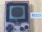 lf3223 Plz Read Item Condi GameBoy Pocket Clear Purple Console Japan