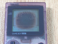 lf3223 Plz Read Item Condi GameBoy Pocket Clear Purple Console Japan