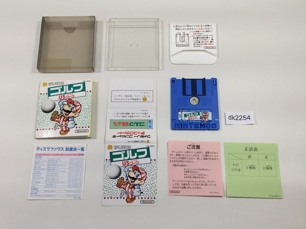 dk2254 Golf U.S. Course Boxed Famicom Disk Japan