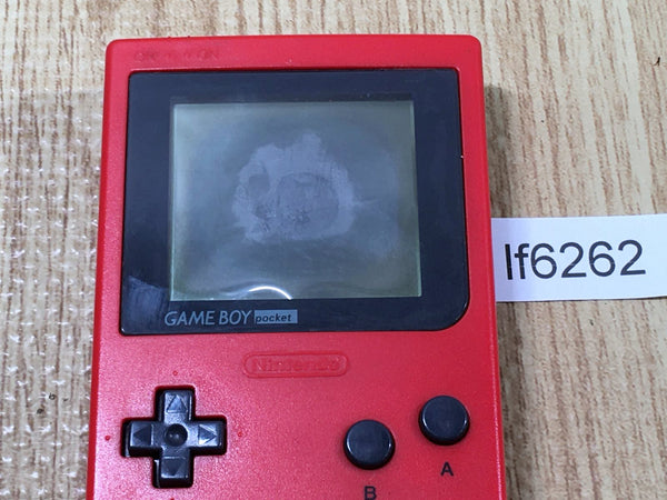 lf6262 Plz Read Item Condi GameBoy Pocket Red Game Boy Console Japan